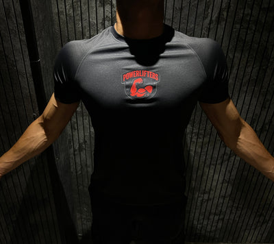 Muscle roll tee | Black