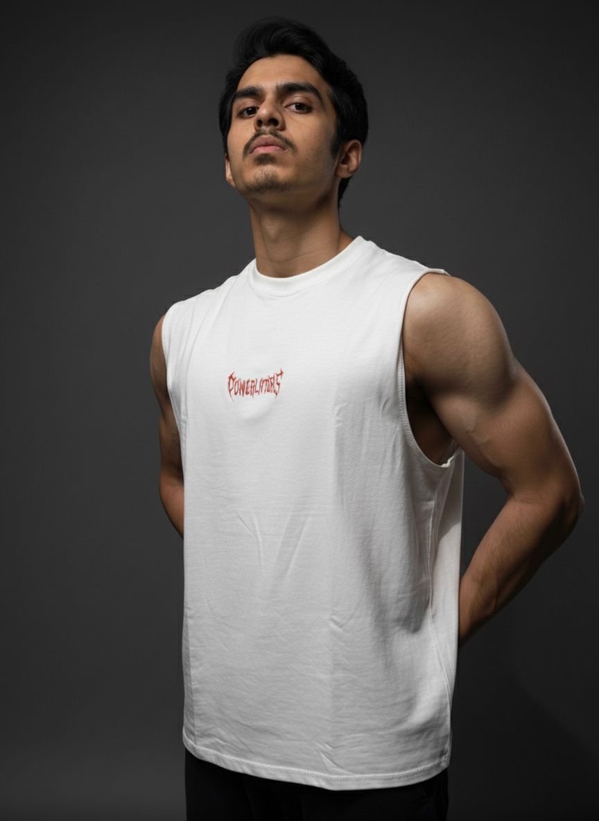 Armour Cut Tank | WHITE