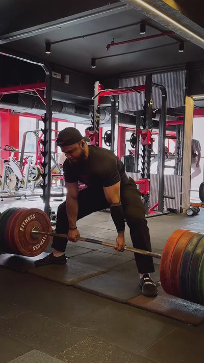 Muscle roll tee | Black